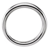 Sterling Silver 3.5mm Fancy Tapered Band, Size 6 Sterling Silver 3.5mm Fancy Tapered Band, Size 6