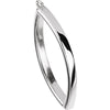 14k White Gold Marquise Shaped Dangle 14k White Gold Marquise Shaped Dangle