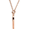 14k Rose Gold 13x13.75mm Heart 16" Necklace 14k Rose Gold 13x13.75mm Heart 16" Necklace