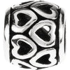 Sterling Silver 8mm Heart Spacer Bead Sterling Silver 8mm Heart Spacer Bead