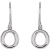 Sterling Silver Petite Circle Earrings