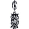 Sterling Silver 15x3mm Owl Charm Sterling Silver 15x3mm Owl Charm