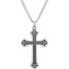 Sterling Silver 33x22mm Fancy Cross Pendant Sterling Silver 33x22mm Fancy Cross Pendant