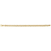 14k Yellow Gold Solid Charm 7" Bracelet 14k Yellow Gold Solid Charm 7" Bracelet