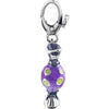 Sterling Silver Enamel Wrapped Candy Charm Sterling Silver Enamel Wrapped Candy Charm