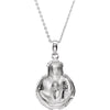 Sterling Silver God's Embrace of Love 18" Boy Necklace Sterling Silver God's Embrace of Love 18" Boy Necklace