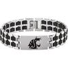 Stainless Steel Washington State Cougars Logo 8.5-Inch Bracelet Stainless Steel Washington State Cougars Logo 8.5-Inch Bracelet