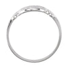 14k White Gold Initial Rings, Size 6 14k White Gold Initial Rings, Size 6