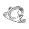 14K White Gold Fashion Ring (Size 6) 14K White Gold Fashion Ring (Size 6)