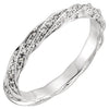 Wedding Band Ring for the Matching Engagement Ring in 14k White Gold ( Size 6 ) Wedding Band Ring for the Matching Engagement Ring in 14k White Gold ( Size 6 )