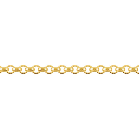 14k Yellow Gold 2mm Rolo 16" Chain