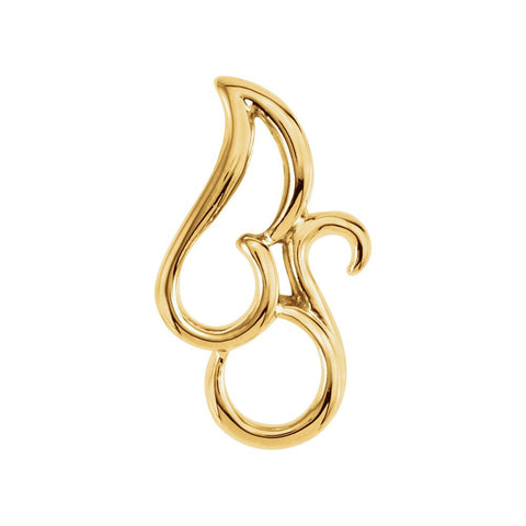 14k Yellow Gold Freeform Pendant 14k Yellow Gold Freeform Pendant