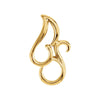 Metal Fashion Pendant in 14k Yellow Gold Metal Fashion Pendant in 14k Yellow Gold