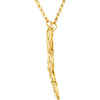 14k Yellow Gold Butterfly & Floral-Inspired Necklace or Center 14k Yellow Gold Butterfly & Floral-Inspired Necklace or Center