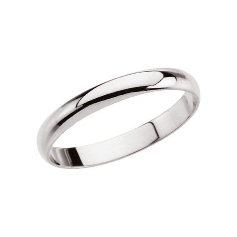 14k White Gold Youth Band Size 1 14k White Gold Youth Band Size 1