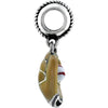 Sterling Silver 12.5x10mm Kera Baseball Glove Charm Sterling Silver 12.5x10mm Kera Baseball Glove Charm
