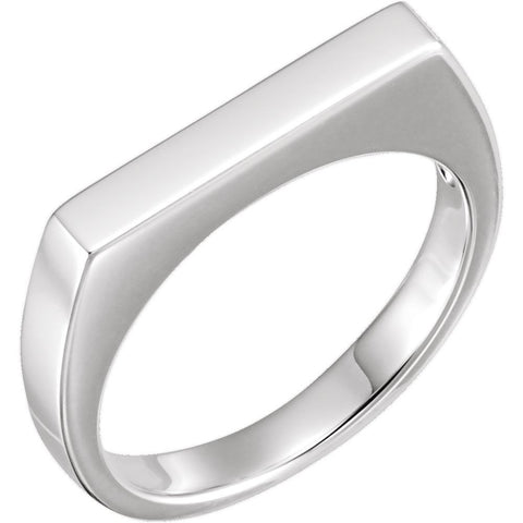 14k White Gold Stackable Ring, Size 7 14k White Gold Stackable Ring, Size 7