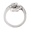 14k White Gold Fashion Ring, Size 7 14k White Gold Fashion Ring, Size 7