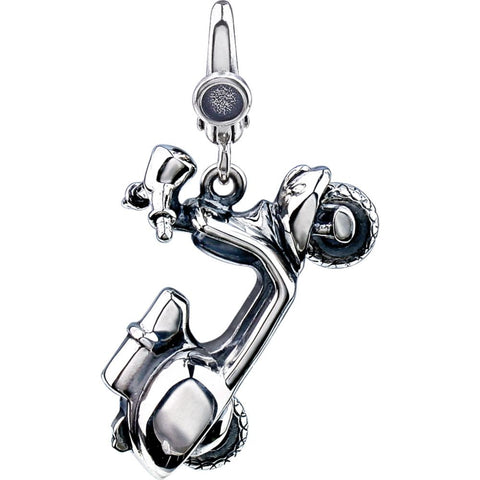 Sterling Silver Scooter Charm Sterling Silver Scooter Charm