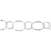 Sterling Silver Circle Link Fashion Necklace