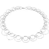 Sterling Silver Circle Link Fashion Necklace Sterling Silver Circle Link Fashion Necklace