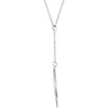 Sterling Silver 16" Necklace with Fashion Drop