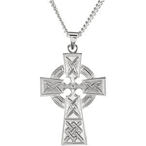 Sterling Silver Celtic Cross with Packaging Sterling Silver Celtic Cross with Packaging