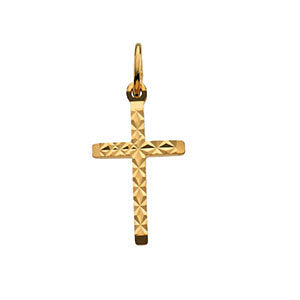 14k Yellow Gold 15x10mm Cross Pendant 14k Yellow Gold 15x10mm Cross Pendant