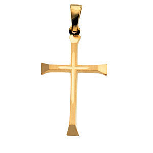 14k Yellow Gold 24.5x16mm Cross Pendant 14k Yellow Gold 24.5x16mm Cross Pendant