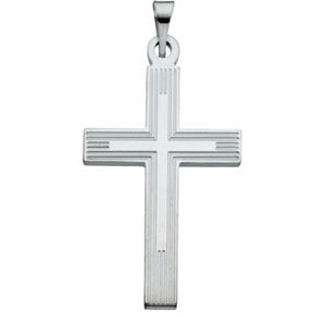 Sterling Silver 19.5x11mm Cross Pendant Sterling Silver 19.5x11mm Cross Pendant