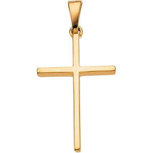14k Yellow Gold 22.75x15mm Cross Pendant 14k Yellow Gold 22.75x15mm Cross Pendant