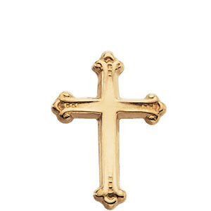 14k Yellow Gold Cross Lapel Pin 14k Yellow Gold Cross Lapel Pin