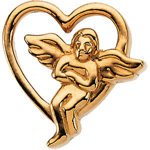 Sterling Silver Angel Lapel Pin Sterling Silver Angel Lapel Pin