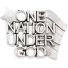 14.00x19.00 mm One Nation Under God Lapel Pin in 14K Yellow Gold 14.00x19.00 mm One Nation Under God Lapel Pin in 14K Yellow Gold