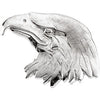 Sterling Silver Crying Eagle Lapel Pin Sterling Silver Crying Eagle Lapel Pin
