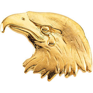 14k White Gold Crying Eagle Lapel Pin 14k White Gold Crying Eagle Lapel Pin