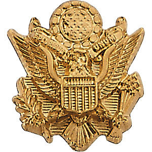 14k Yellow Gold U.S. Army Lapel Pin