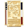 Marquis de La Fayette Commemorative Lapel Pin in 14k White Gold Marquis de La Fayette Commemorative Lapel Pin in 14k White Gold