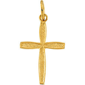 14k Yellow Gold Youth Cross Pendant 14k Yellow Gold Youth Cross Pendant