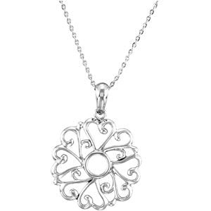 Sterling Silver Remember I Love You (Youngest Child) Necklace