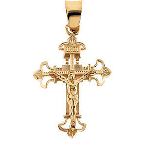 14k Yellow Gold Crucifix Pendant 14k Yellow Gold Crucifix Pendant