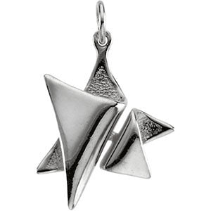 Sterling Silver 19x17mm Star of David Pendant Sterling Silver 19x17mm Star of David Pendant