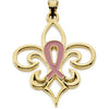 Sterling Silver Pink Pourri™ Breast Cancer Awareness Pendant