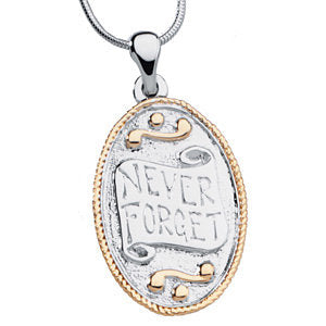 Sterling Silver Never Forget™ Necklace (Reversible)