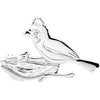 28.25x39.50 mm The Caring Cardinal Brooch in Sterling Silver