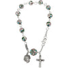 Smooth Cloisonn? Rosary Bracelet in Sterling Silver ( 7.00-Inch ) Smooth Cloisonn? Rosary Bracelet in Sterling Silver ( 7.00-Inch )