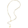Rosary Necklace in 14k Yellow Gold ( 16.00-Inch ) Rosary Necklace in 14k Yellow Gold ( 16.00-Inch )