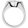 Sterling Silver St. Michael Badge Ring, Size 10 Sterling Silver St. Michael Badge Ring, Size 10