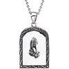 Pray Anyway Blessed Affirmation Pendant with Chain and Box in Sterling Silver