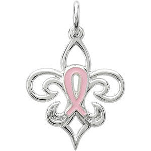Sterling Silver Pink Pourri™ Pendant/Charm Sterling Silver Pink Pourri™ Pendant/Charm